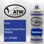 Preview: Ford, Deep Impact Blue Metallic, J4 / M7289: 400ml Sprühdose, von ATW Autoteile West.